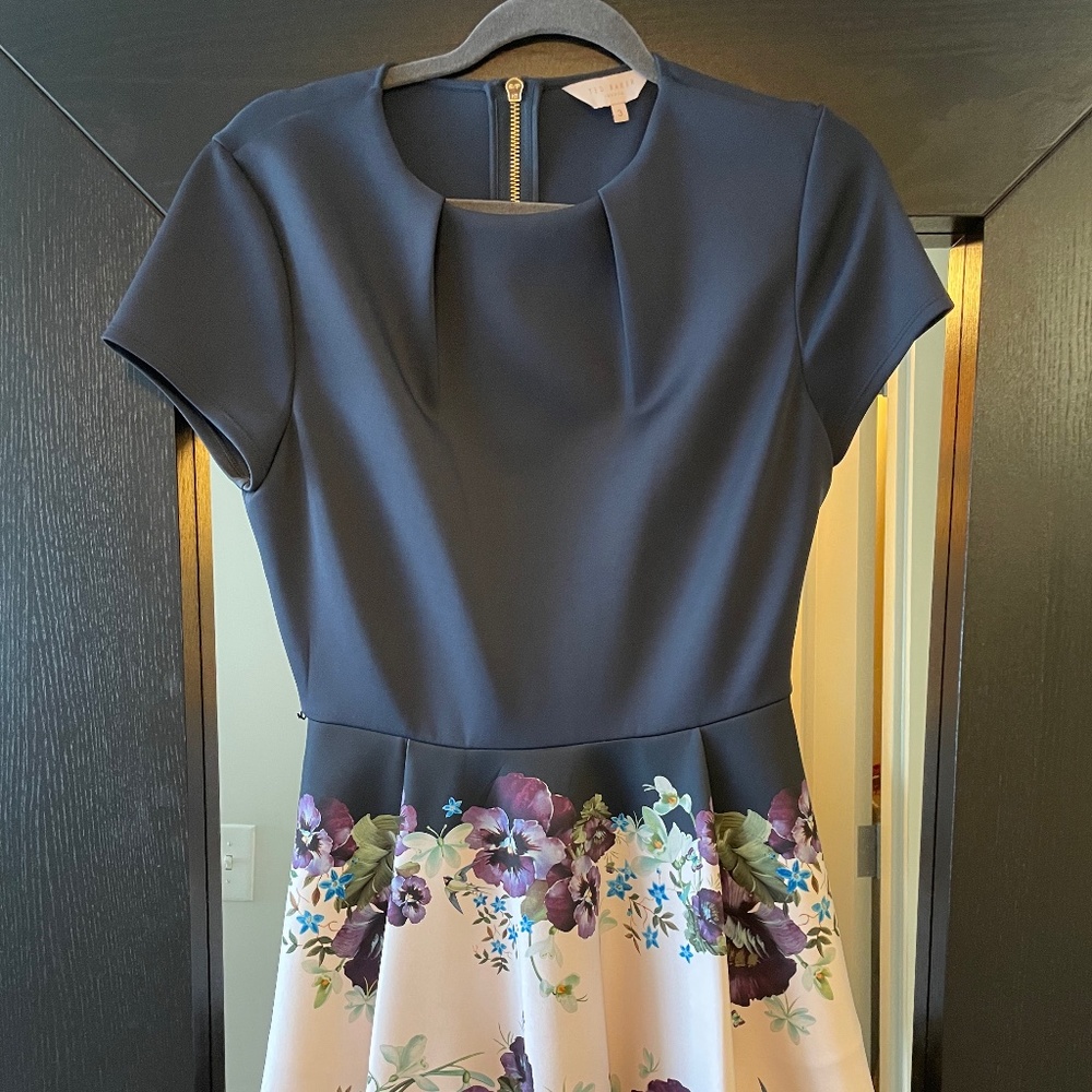 Ted Baker Navy/Floral dress